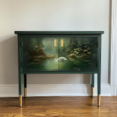 Revigorer Deux Cygne Dans Le Papier De Découpage D