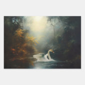 Revigorer Un Cygne Dans Le Papier De Découpage De  (Devant)