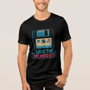 Revival van de Floppy Disk: Bewaar de Herinneringe Tri-Blend Shirt