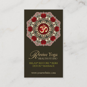 Revive Yoga Love Om New age Visitekaartjes