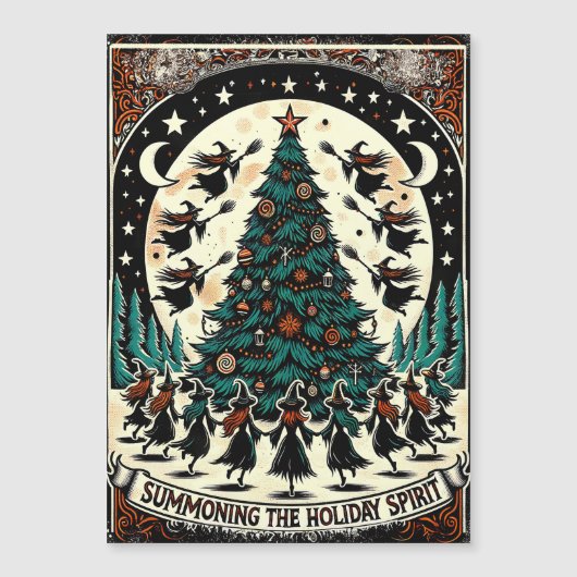 Révocation de la sorcière de la carte de voeux de  (Devant)