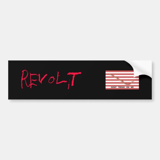 Revolt Bumpersticker (Voorkant)