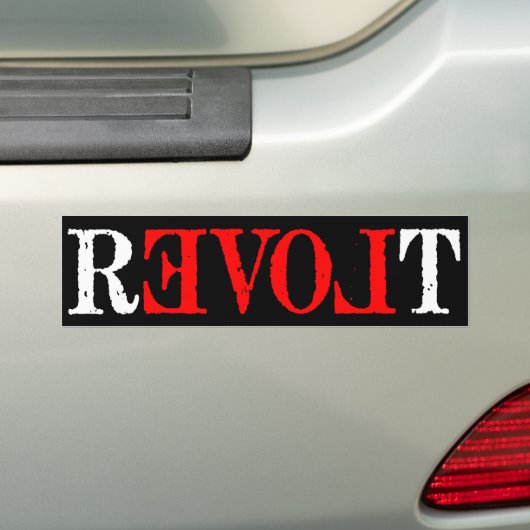 Revolt Bumpersticker (Op auto)