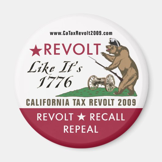 Revolt Like It's 1776 Magnet (Devant)