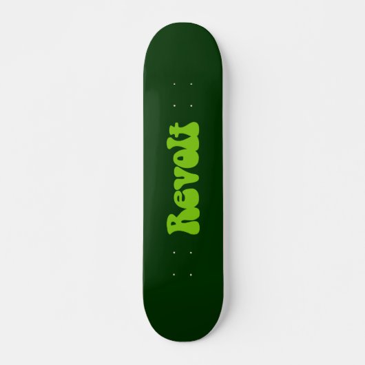 Revolt - Martian Green over Dk Green Skateboard (Voorkant)