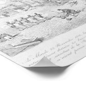 Revolt van de zijdewerkers van Lyon Poster (Hoek)