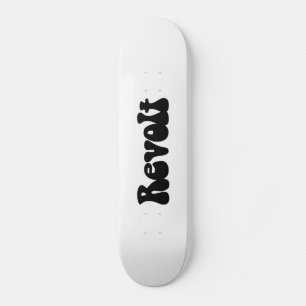 Revolt - zwart op wit skateboard