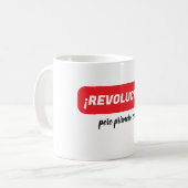 ¡Revolución! pero primero, café novelty coffee mug (Devant gauche)