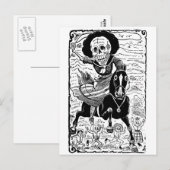 Revolucionaria door José Guadalupe Posada Briefkaart (Voorkant / Achterkant)