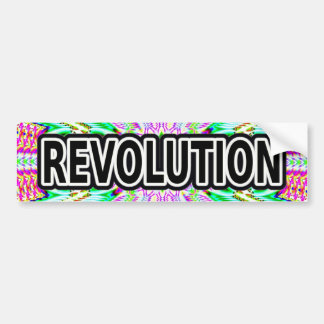 Revolutie bumpersticker
