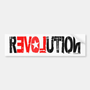 revolutie bumpersticker
