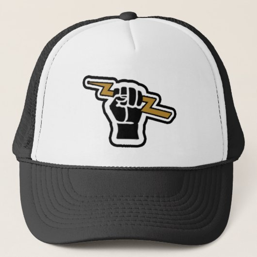 Revolutie Eerste Logo Trucker Hat Pet (Voorkant)