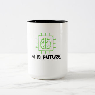 Revolutie in mokontwerp met AI Tweekleurige Koffiemok