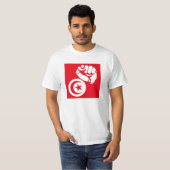 Revolutie in Tunesië T-shirt (Voorkant volledig)