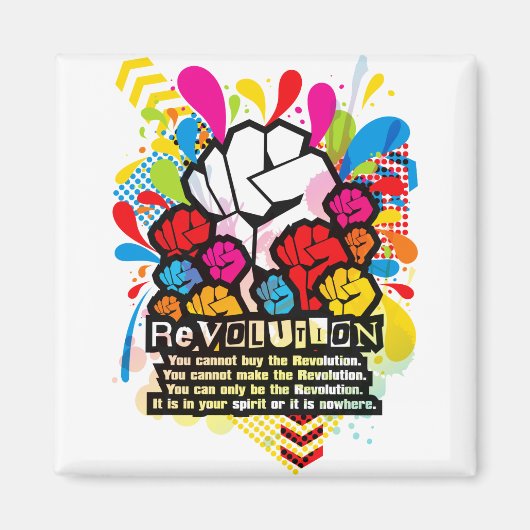 REVOLUTIE MAGNEET (Voorkant)