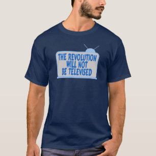 Revolutie niet op televisie t-shirt