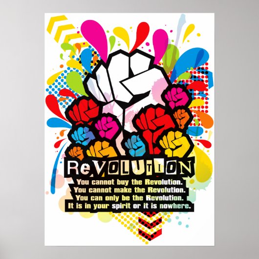REVOLUTIE POSTER (Voorkant)