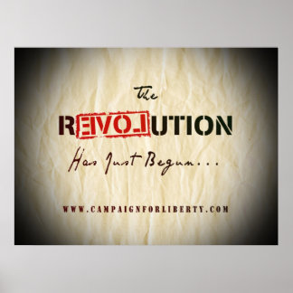 Revolutie-Poster Poster