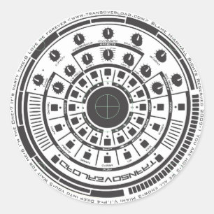Revolutie Ronde Sticker