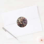 Revolutie Ronde Sticker (Envelop)