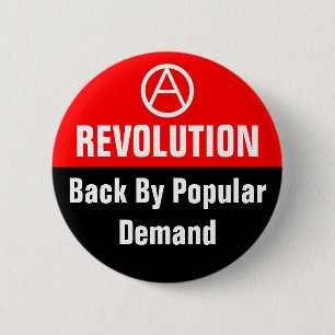 revolutie terug door populair design ronde button 5,7 cm