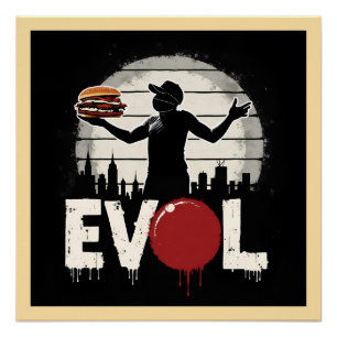 Revolution Sandwich – Bold Street Art Graphic Perfect Poster