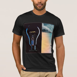 Revolutionair licht van de wereld/BLK T-shirt