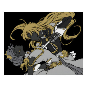 Revolutionair Meisje Utena   Anthy en Utena   Perfect Poster