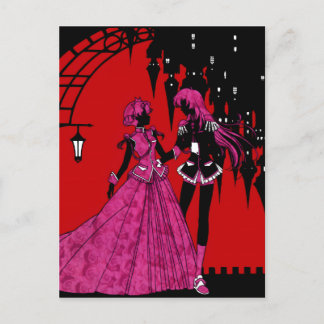 Revolutionair Meisje Utena | Anthy & Utena Briefkaart