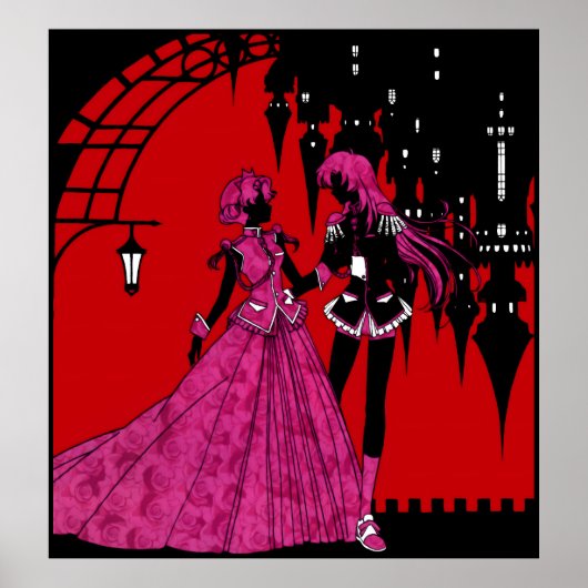 Revolutionair Meisje Utena | Anthy & Utena Poster (Voorkant)