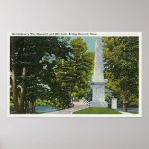 Revolutionair oorlogsgedenkteken, oude noordelijke poster