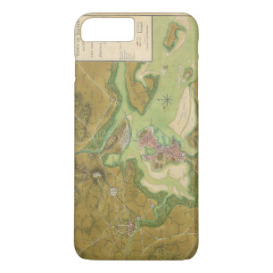 Revolutionaire Oorlog Kaart van Boston Harbor 1776 iPhone 8 Plus / 7 Plus Hoesje