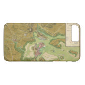 Revolutionaire Oorlogskaart van Boston Harbour 177 Case-Mate iPhone Case (Achterkant (Horizontaal))