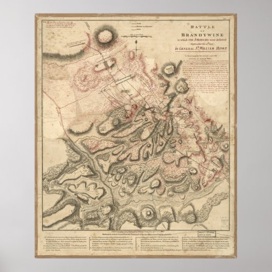 Revolutionaire Oorlogsstrijd tegen de Brandywijnka Poster (Voorkant)