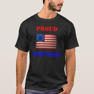 revolutionaire oorlogsvlag, trots, kapitalist t-shirt