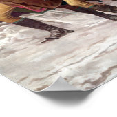 Revolutionaire soldaten die marcheren poster (Hoek)