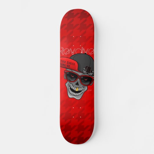 Revolve (uw koeler dan ik) Red Skateboard (Voorkant)