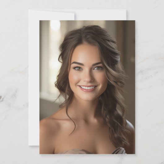 Revue Couverture de la douche nuptiale Invitation (Dos)