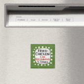 Revue de poulet frit 5 étoiles Refrigerator Magnet (In Situ (Lave-vaisselle))