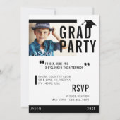 Revue tendance Couverture inspirée Grad Invitation (Dos)