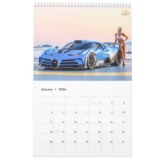 Revved Up Beautés Calendrier 3 (Jan 2026)