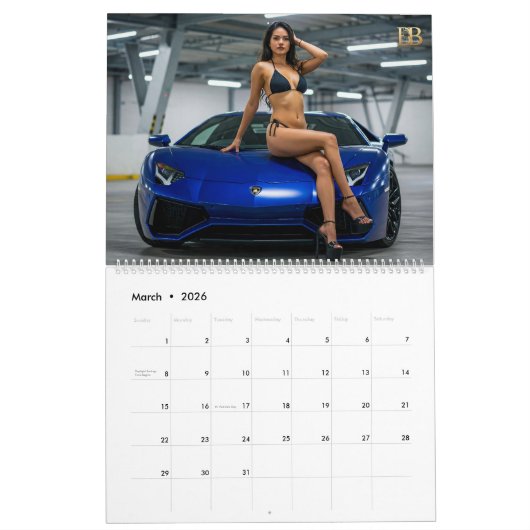 Revved Up Beautés Calendrier 6 (Mar 2026)