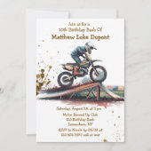 Revved Up Racer: Verjaardag motorfiets Bash Kaart (Voorkant)