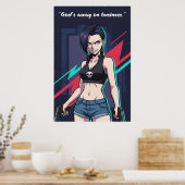 Revy – Black Lagoon Motivation Poster | Anime (Keuken)