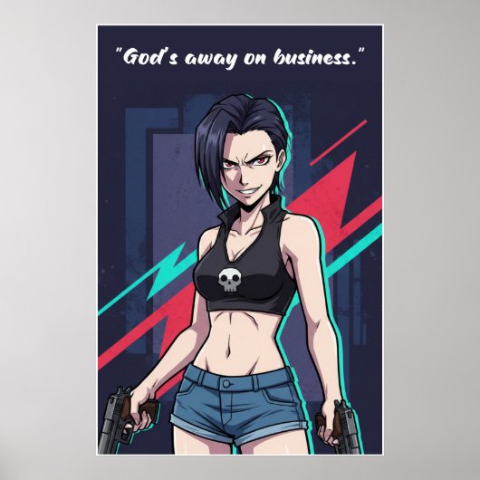 Revy – Black Lagoon Motivation Poster | Anime (Voorkant)