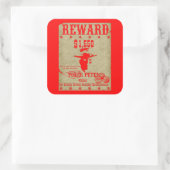 Reward Poker Pete Vierkante Sticker (Tas)