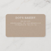 REWARD PUNCH CARD simple fidélité moderne 10e kraf (Dos)