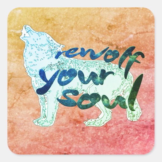 Rewolf je ziel Sticker (Voorkant)