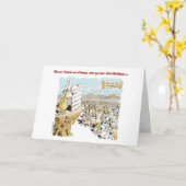 Rex als Mozes met verjaardagsbevelen Kaart (Gele Bloem)