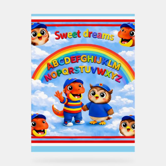 Rex and hoot ABC rainbow classroom premium 45 five (Recto)